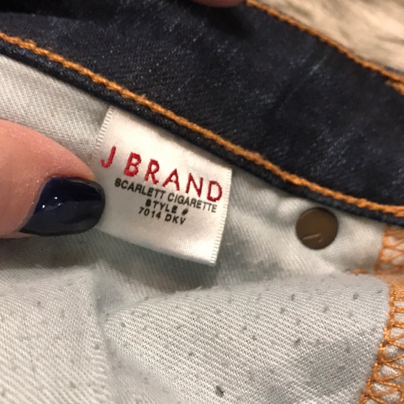 J Brand Scarlett Cigarette Straight Leg Jean Low Rise - Picture 5 of 5